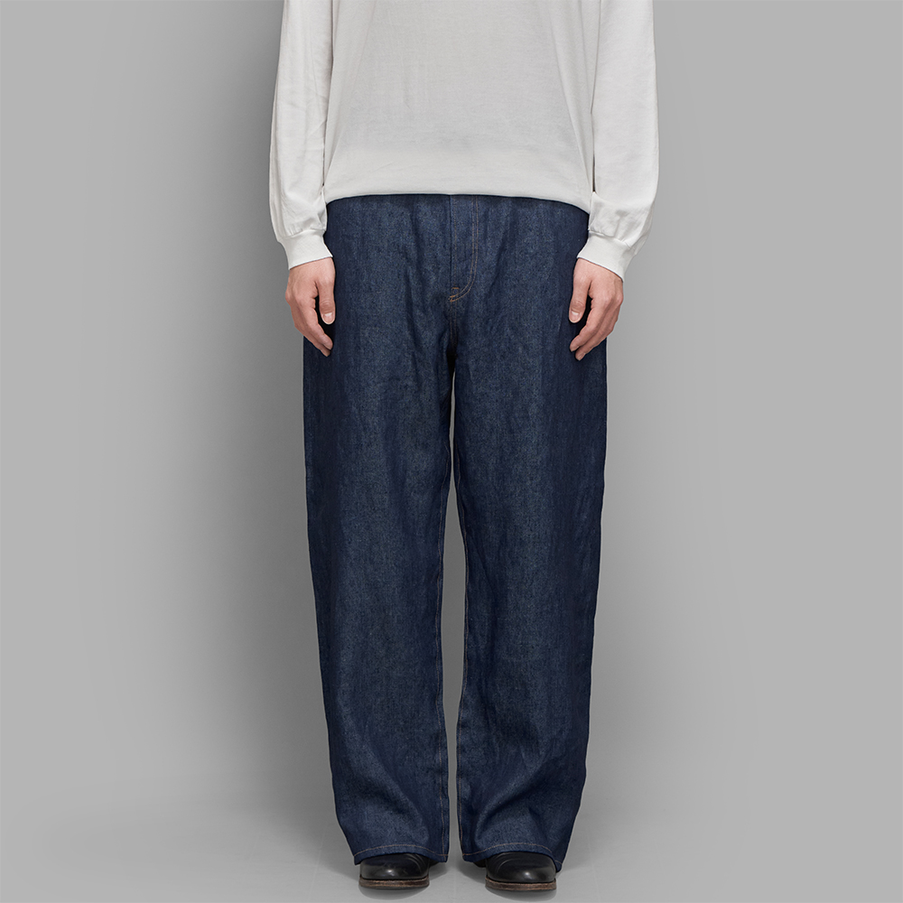 I am dork / Linen Denim Pants