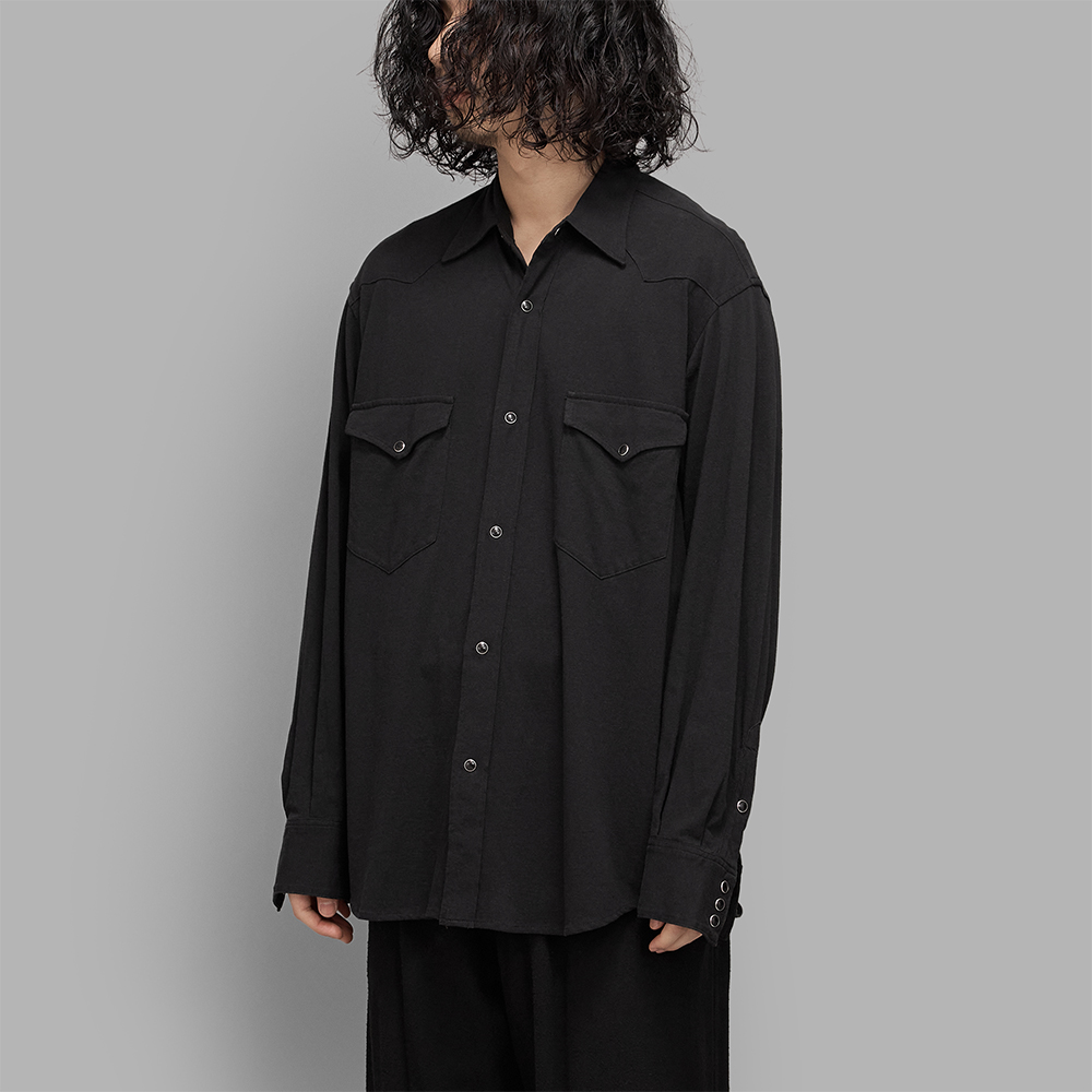COMOLI / ジャージ ウエスタンシャツ