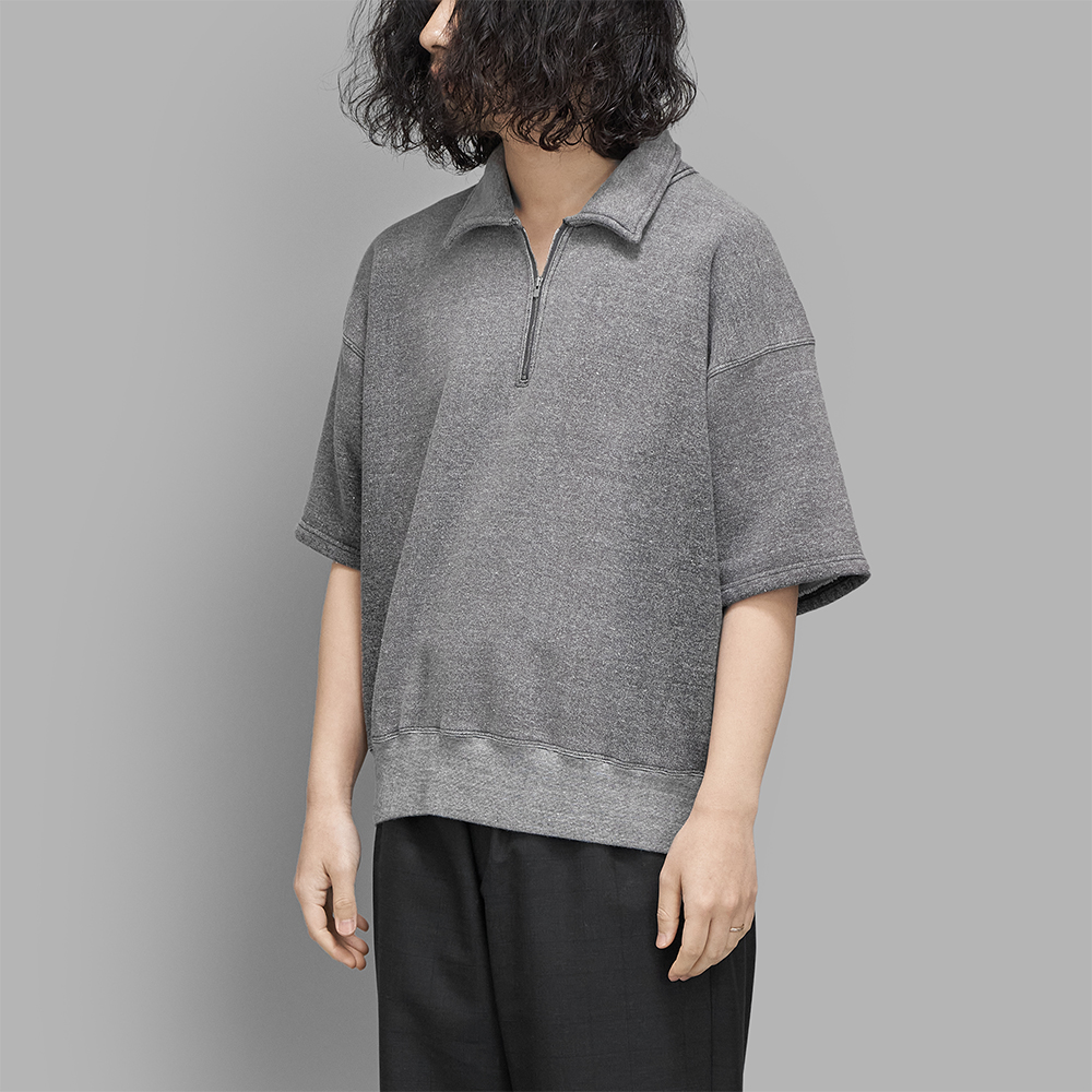 T.T / Half Zip S/S Sweat Shirts