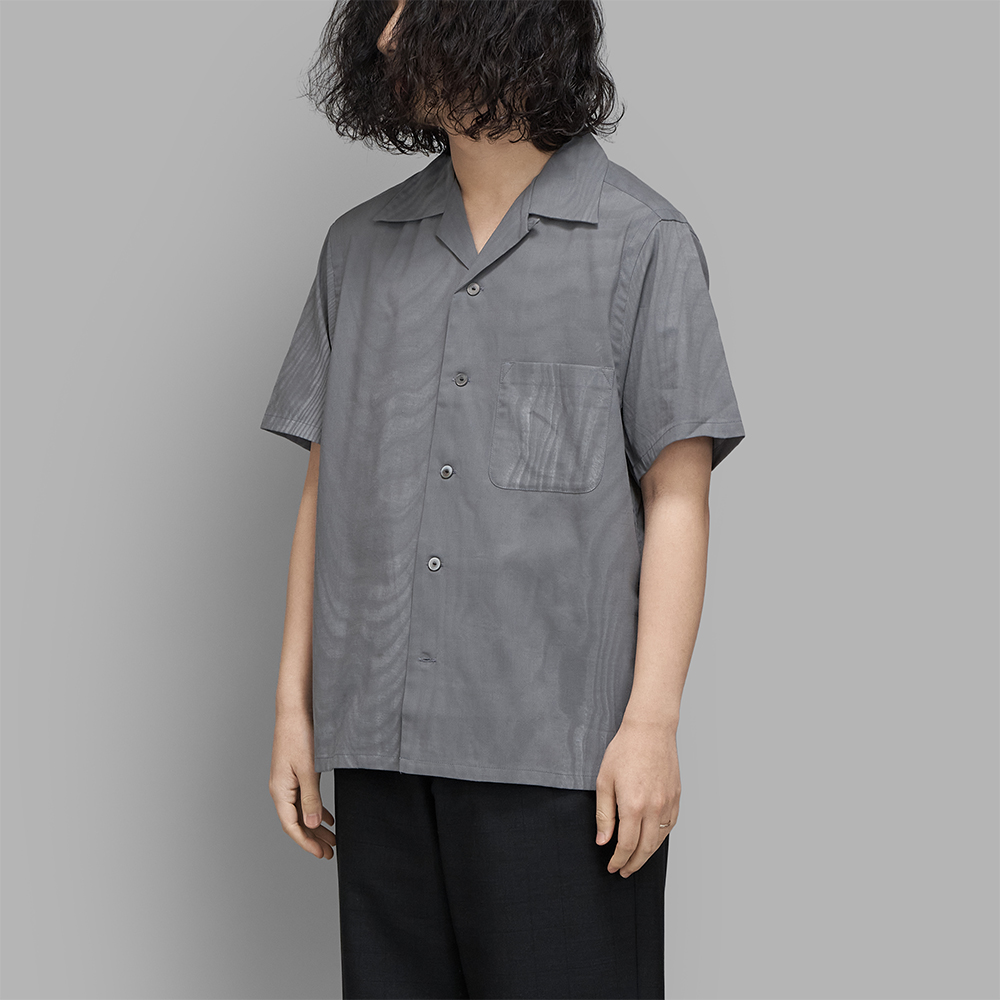 T.T / Open Collar Shirt (Akitasugi Dark Blue)