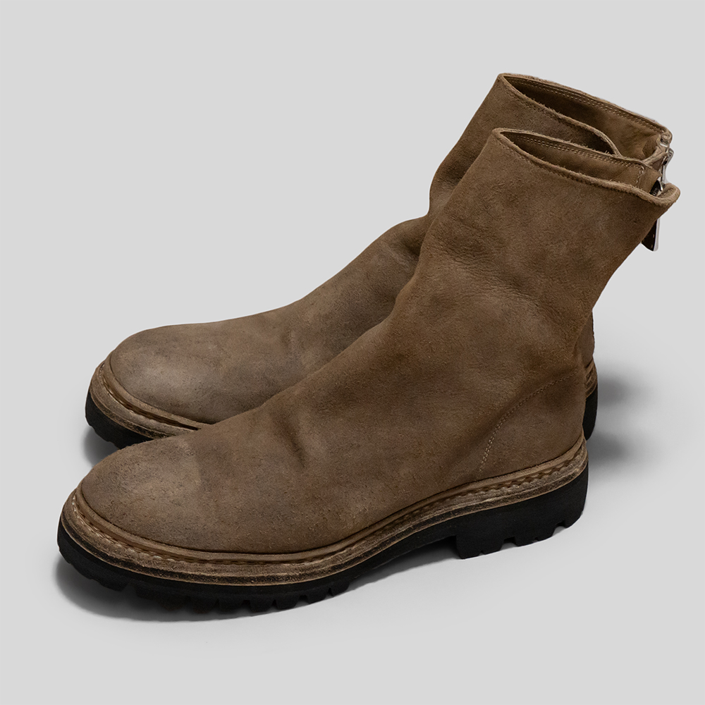 COMOLI / GUIDI バックジップブーツ COMOLI別注カラー