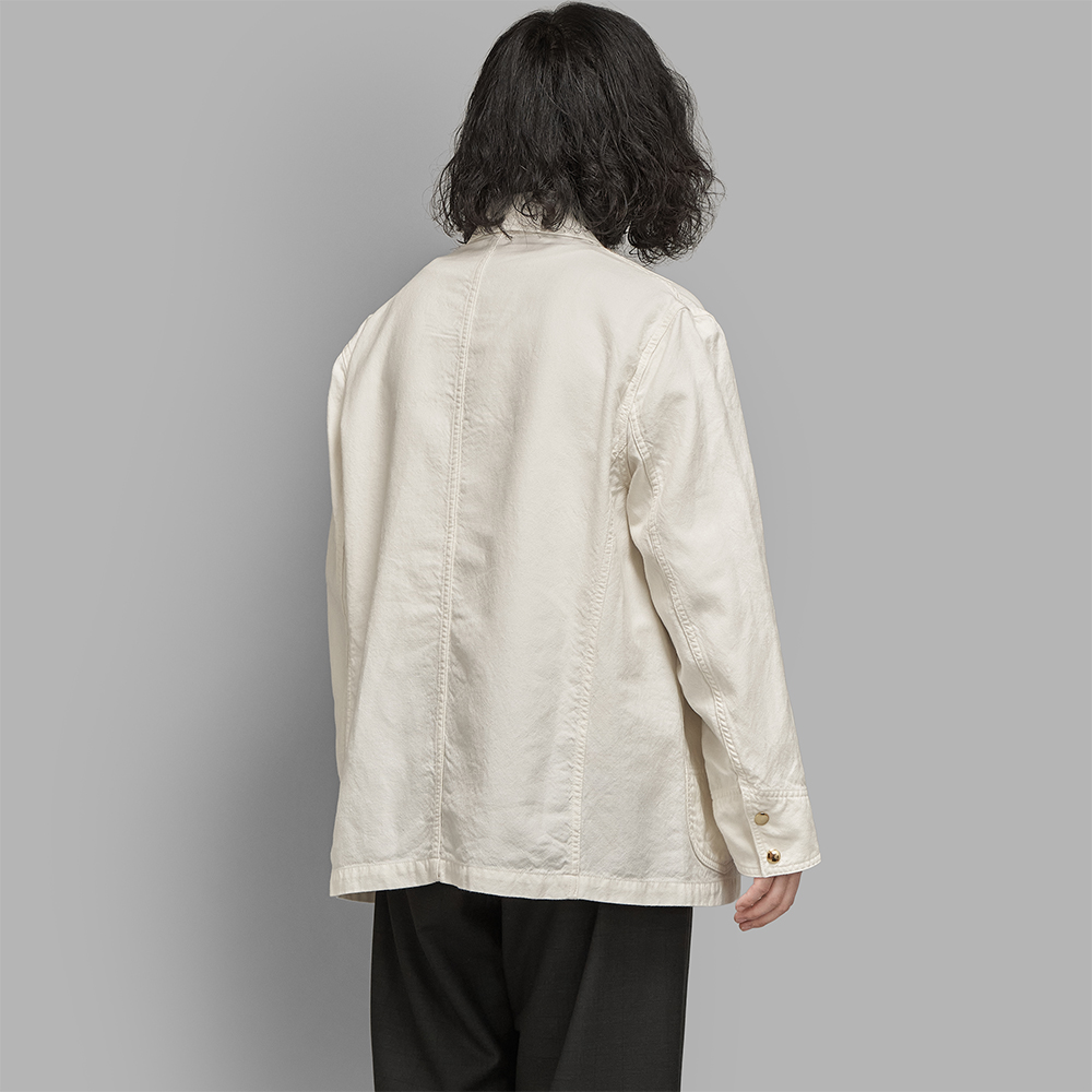 AURALEE / Wool Cotton Linen Ox Work Jacket | twelve