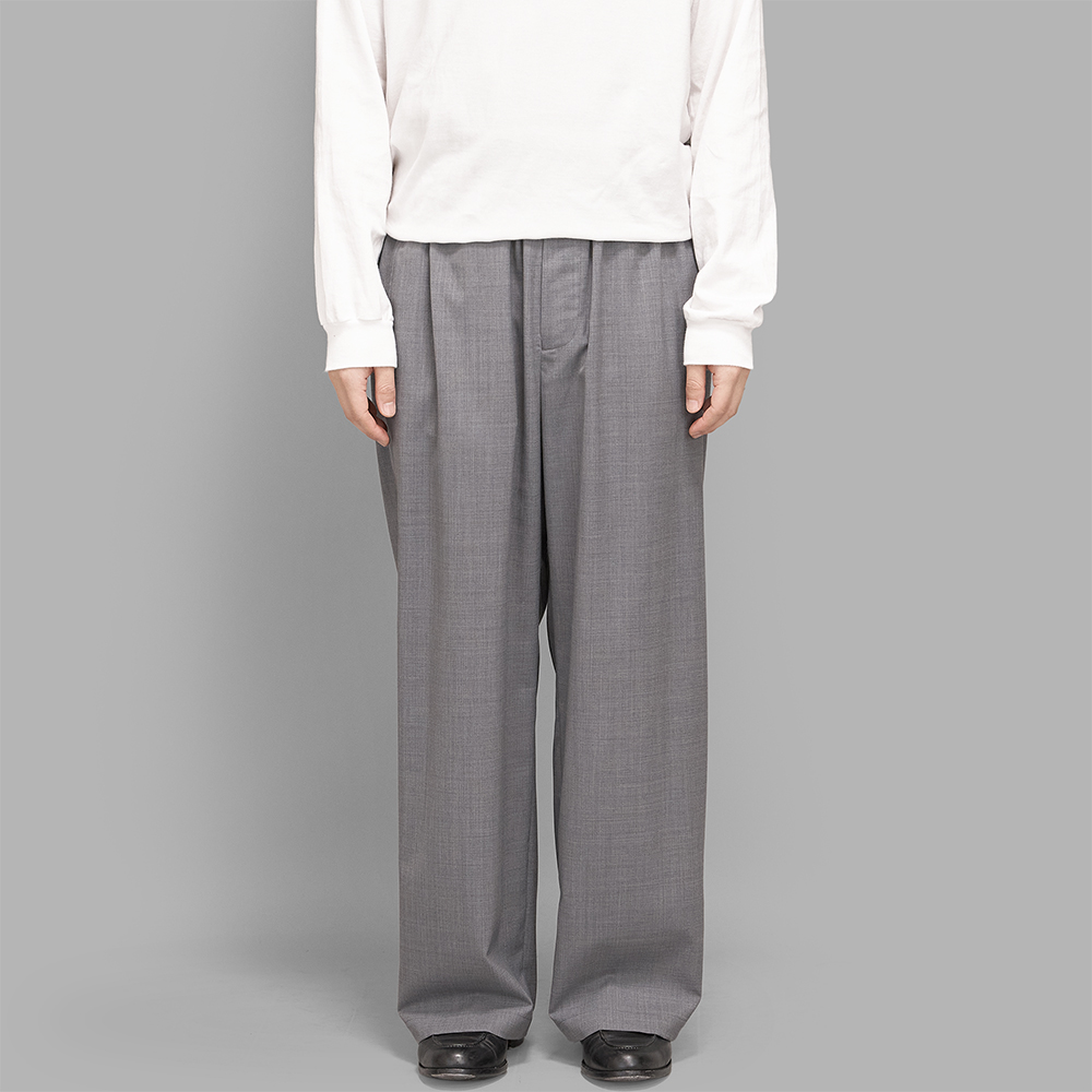 un/unbient / Easy Trousers (Light Gray)