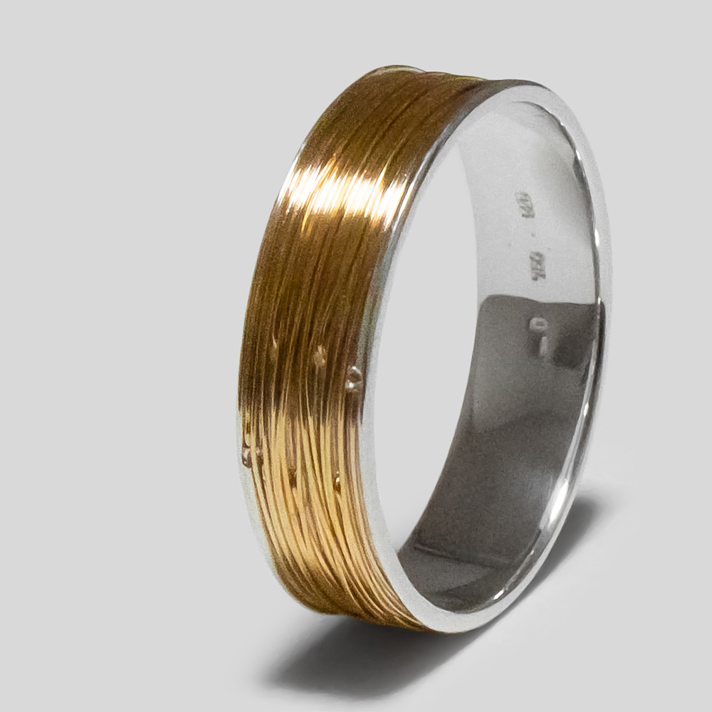 SPOOL RING LONG - half wound [18KYG / SILVER] - WUNDER 大阪