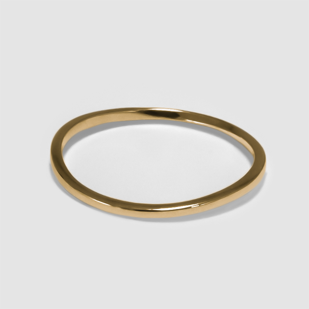 DAN TOMIMATSU / Rubber Band Ring (K18YG)