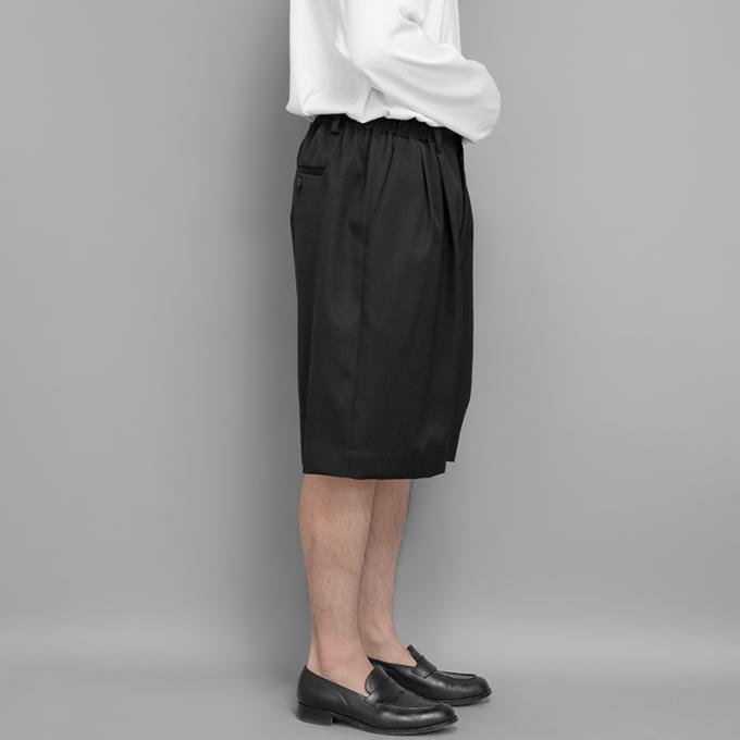 stein / Wide Easy Short Trousers (Black) | twelve