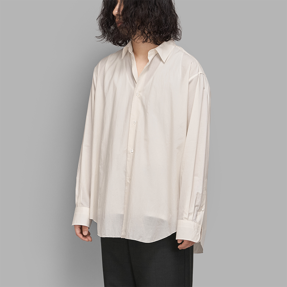 MAATEE&SONS / Short Point Handkerchief Shiirts (生成り)