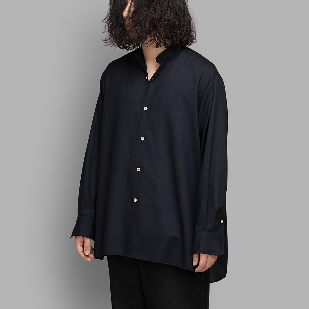 MAATEE&SONS / Arti Shirts H Wool (Navy)