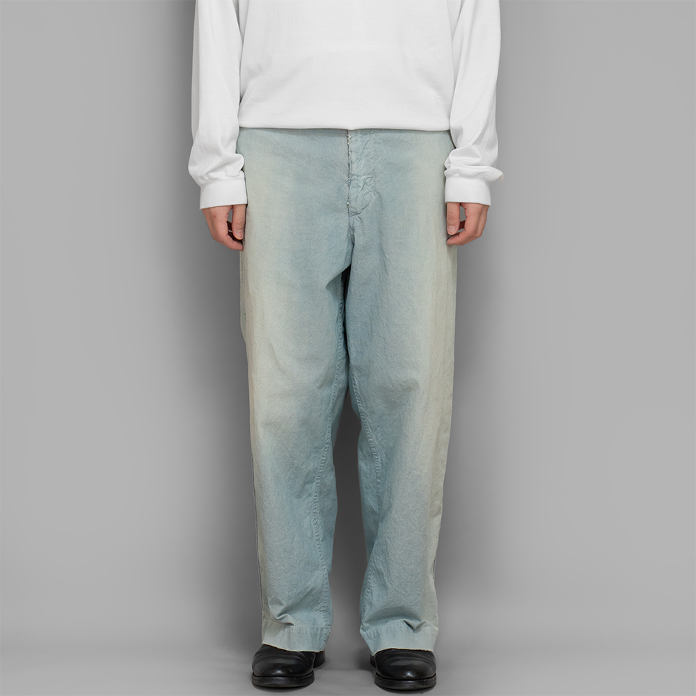A.PRESSE / Indigo Pin Check Work Pants