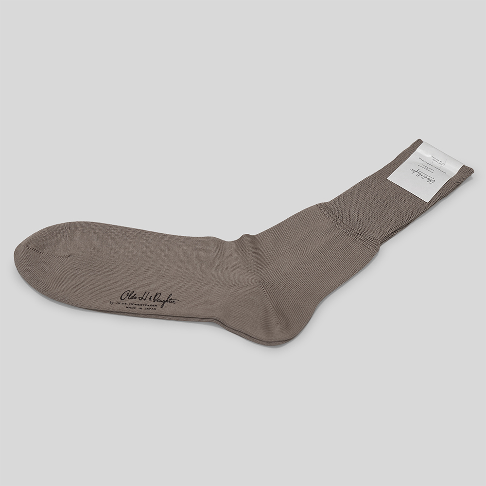 Olde H & Daughter / Cotton Anklet Socks (Duskee)