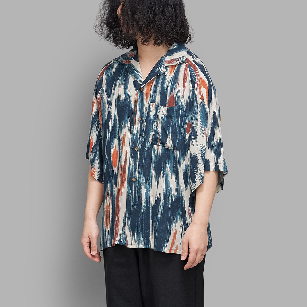 m’s braque / Aloha Shirt (Blue&Red)