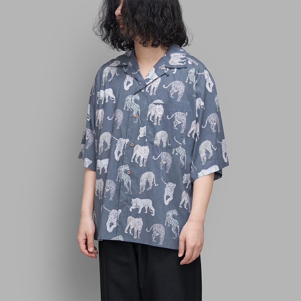 m’s braque / Aloha Shirt (Bulegrey Tigers)
