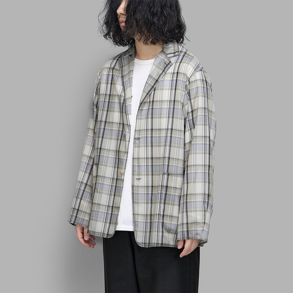 MAATEE&SONS / 折って折ってJacket H Wool Check (Mix)