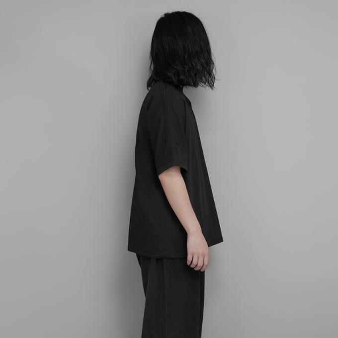 ANSNAM / ボートネックTシャツ (Black) | twelve