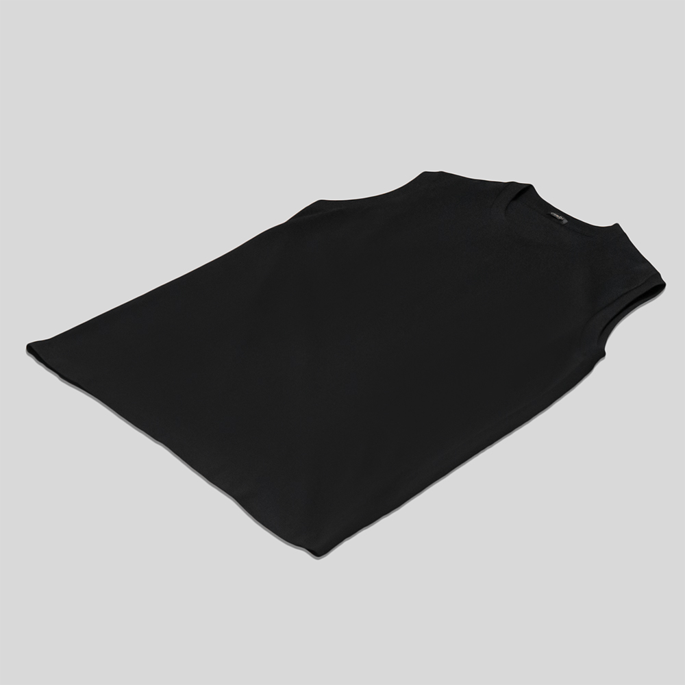 COMOLI / コットンジャージ ノースリーブ (Black) | twelve