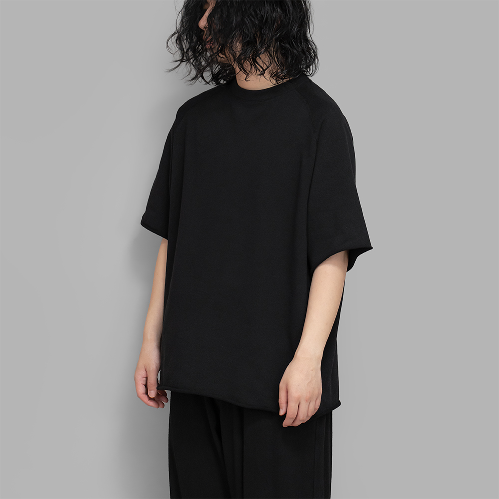 COMOLI / LWコットン裏毛 半袖クルー