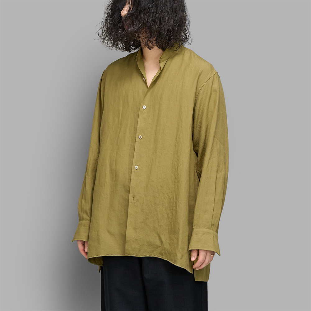 MAATEE&SONS / Arti Shirts Superfine Hemp (Mustard) | twelve