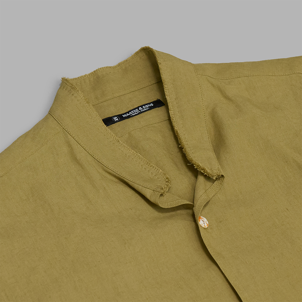 MAATEE&SONS / Arti Shirts Superfine Hemp (Mustard) | twelve