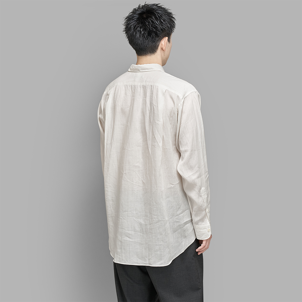 MAATEE&SONS / Short Ponit Ramie Shirts (Aloe) | twelve