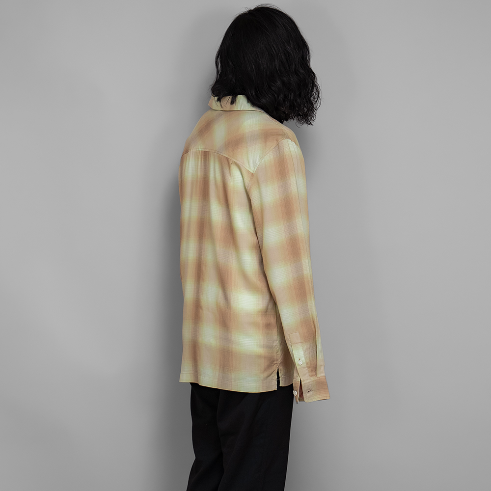 USED / Viscose Ombre Check Shirt | twelve