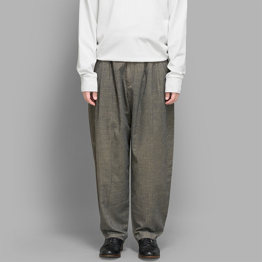 USED / Cotton 3 Tuck Slacks