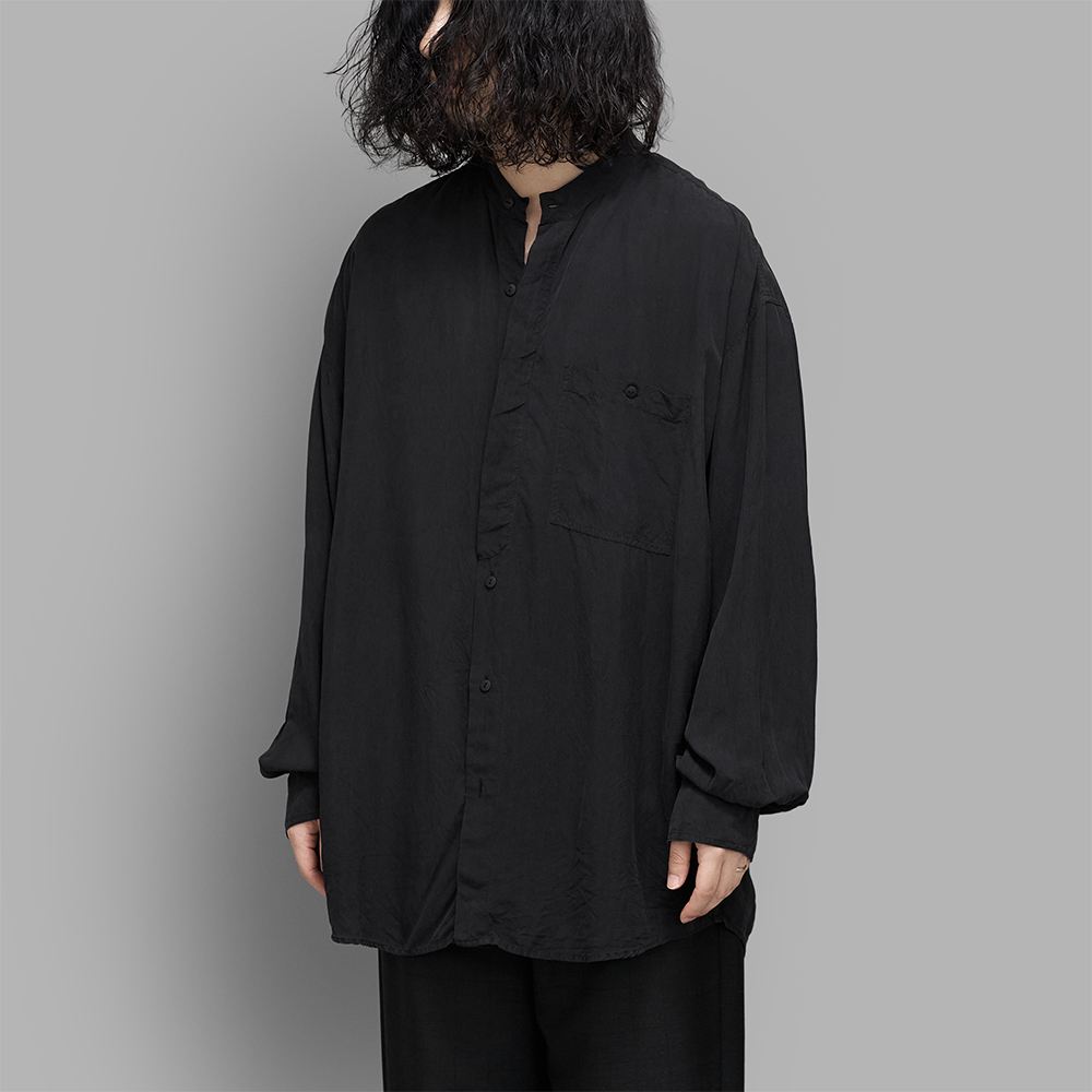 USED / Silk Band Collar Shirt | twelve