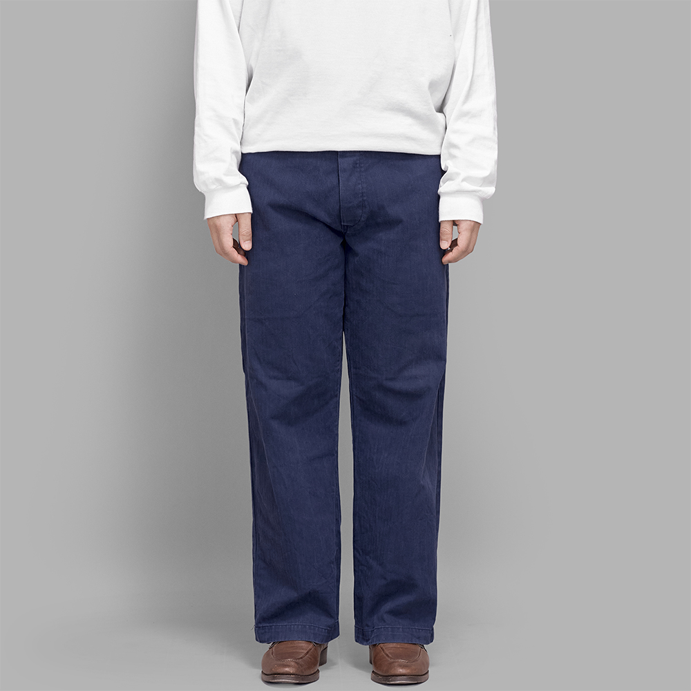 USED / German Military Herringbone Twill Work Pants