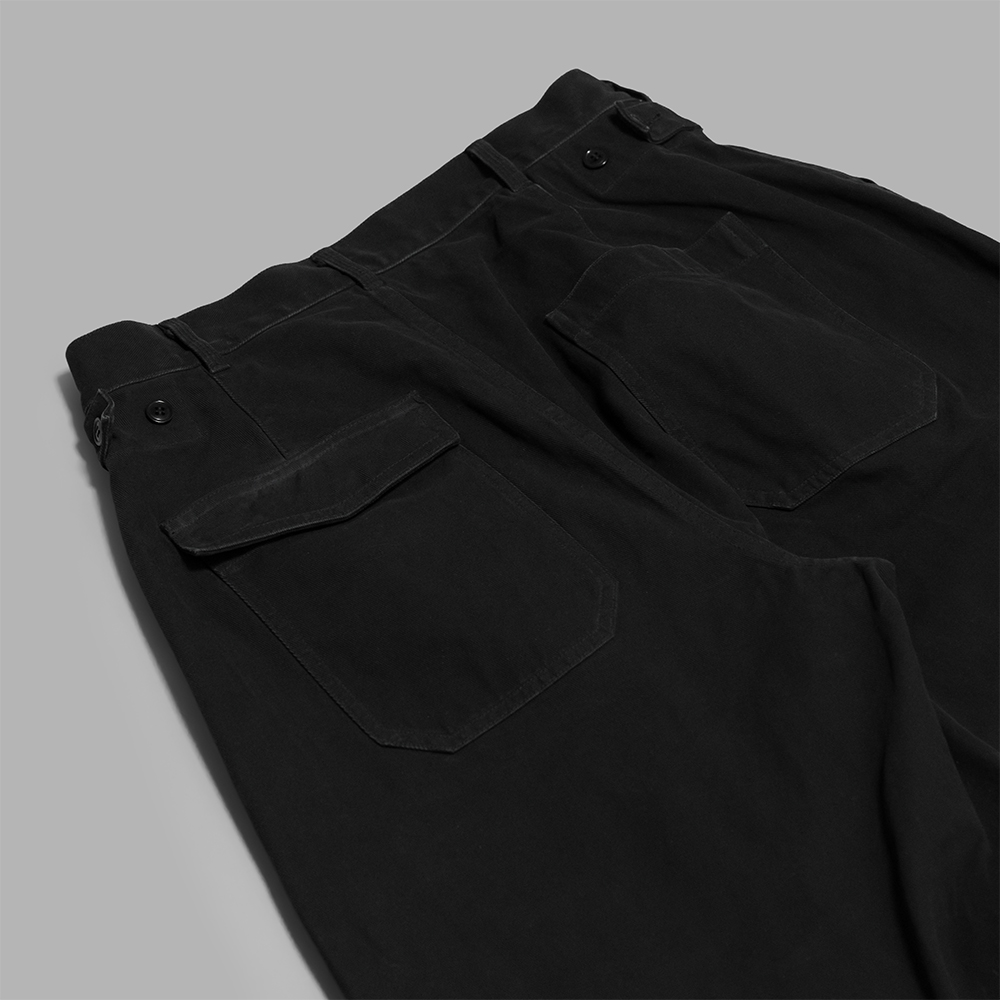 A.PRESSE / USAF Hemmed Bottoms (Black) | twelve
