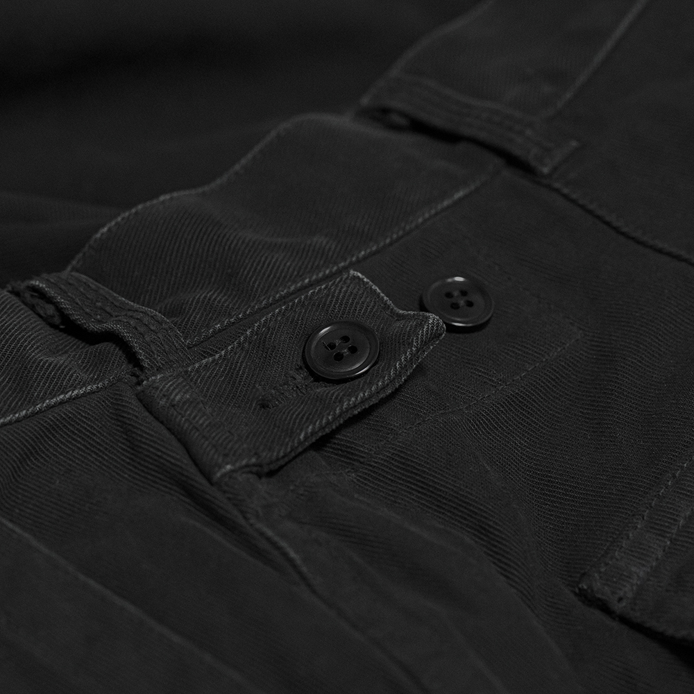 A.PRESSE / USAF Hemmed Bottoms (Black) | twelve