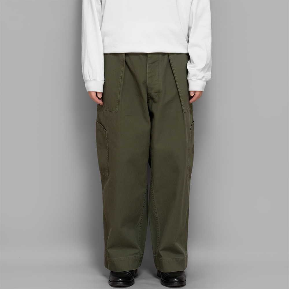 A.PRESSE / USAF Hemmed Bottoms (Olive) | twelve