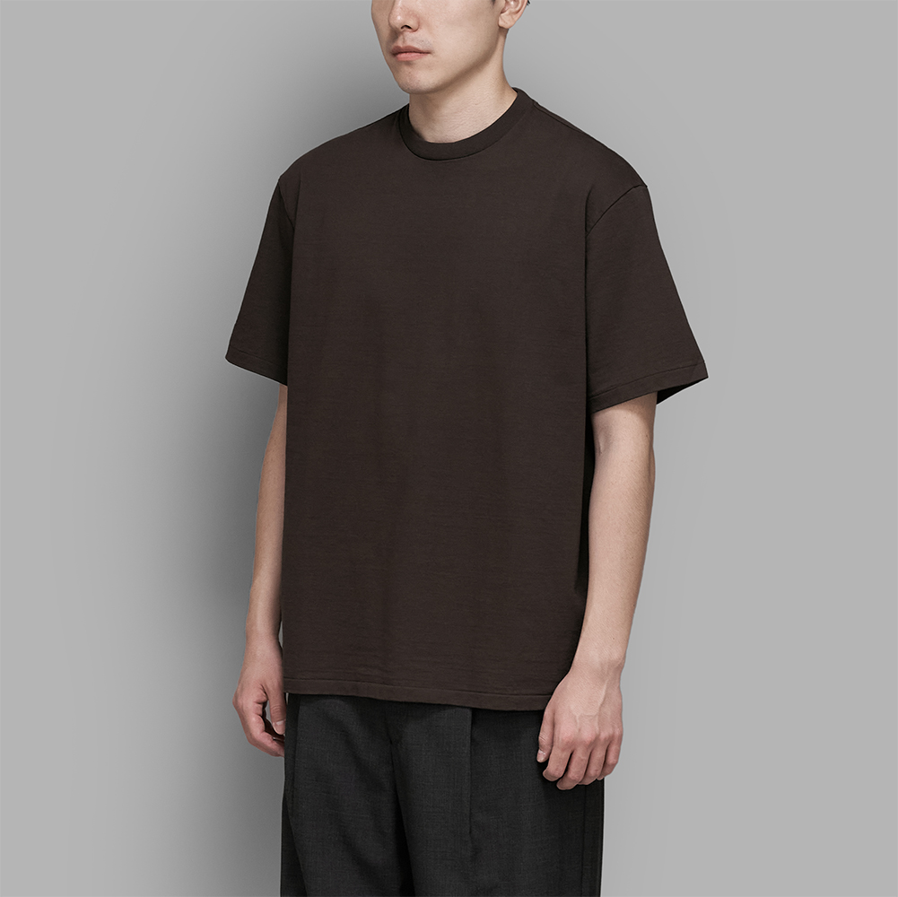 A.PRESSE / Heavy Weight T-Shirt (Brown)