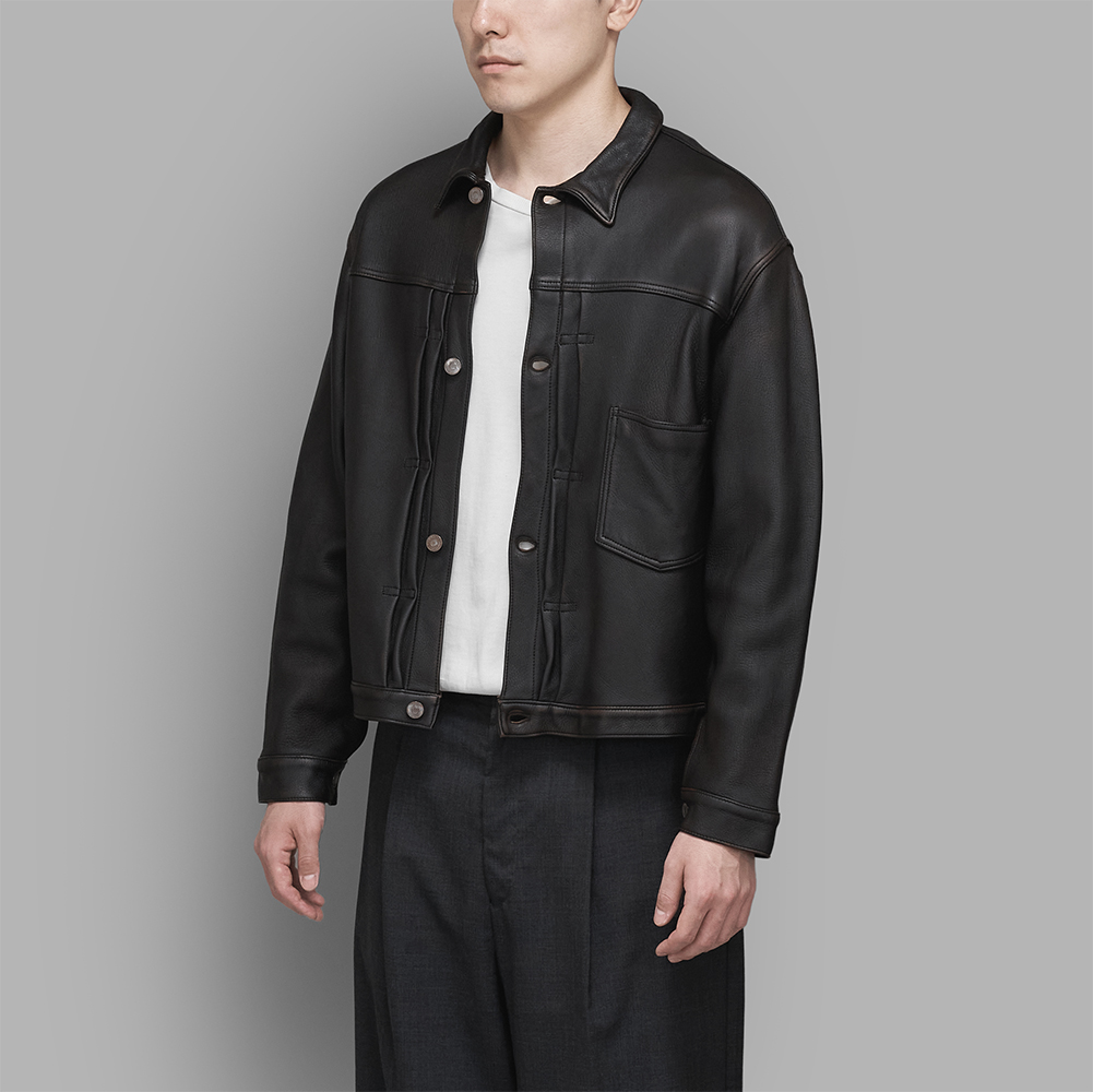 A.PRESSE / Vintage Leather 1st Type Jacket (Brown) | twelve
