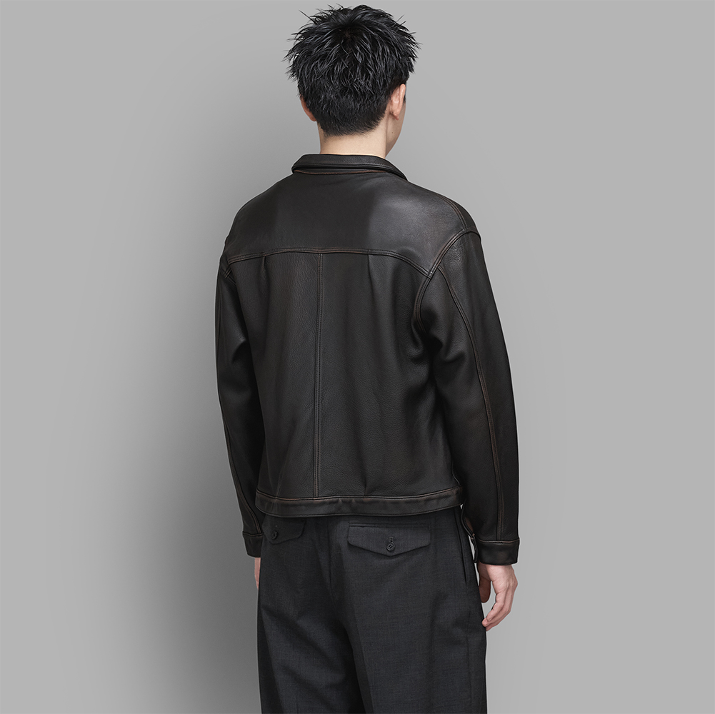 A.PRESSE / Vintage Leather 1st Type Jacket (Brown) | twelve