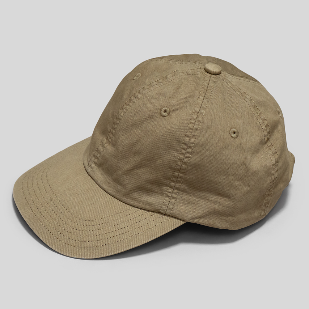KIJIMA TAKAYUKI / Sulfer Dyed 6Panel Cap (Beige)