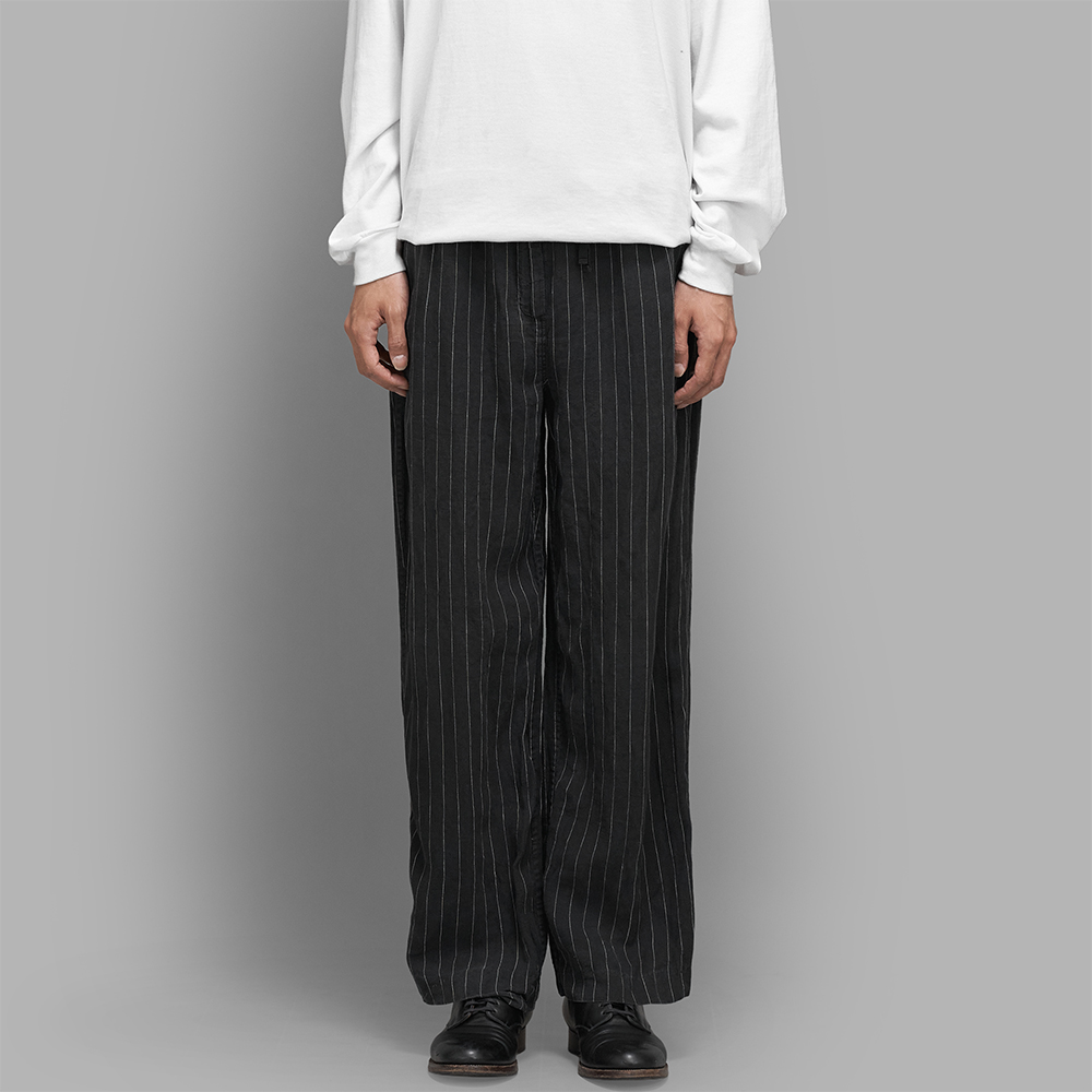 USED / Linen Stripe Easy Pants