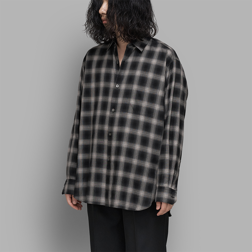 ssstein / Cotton Viscose Oversized LS Shirt