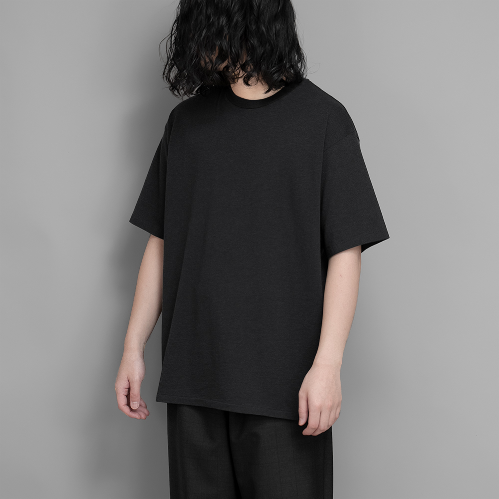 A.PRESSE / Cashmere Blend S/S T-Shirt (Charcoal)
