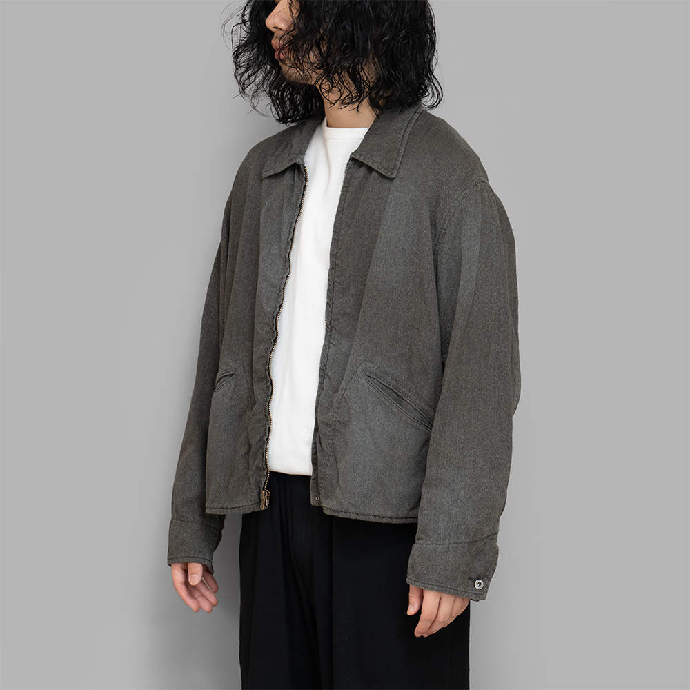 A.PRESSE / Vintage Black Chambray Sports Jacket