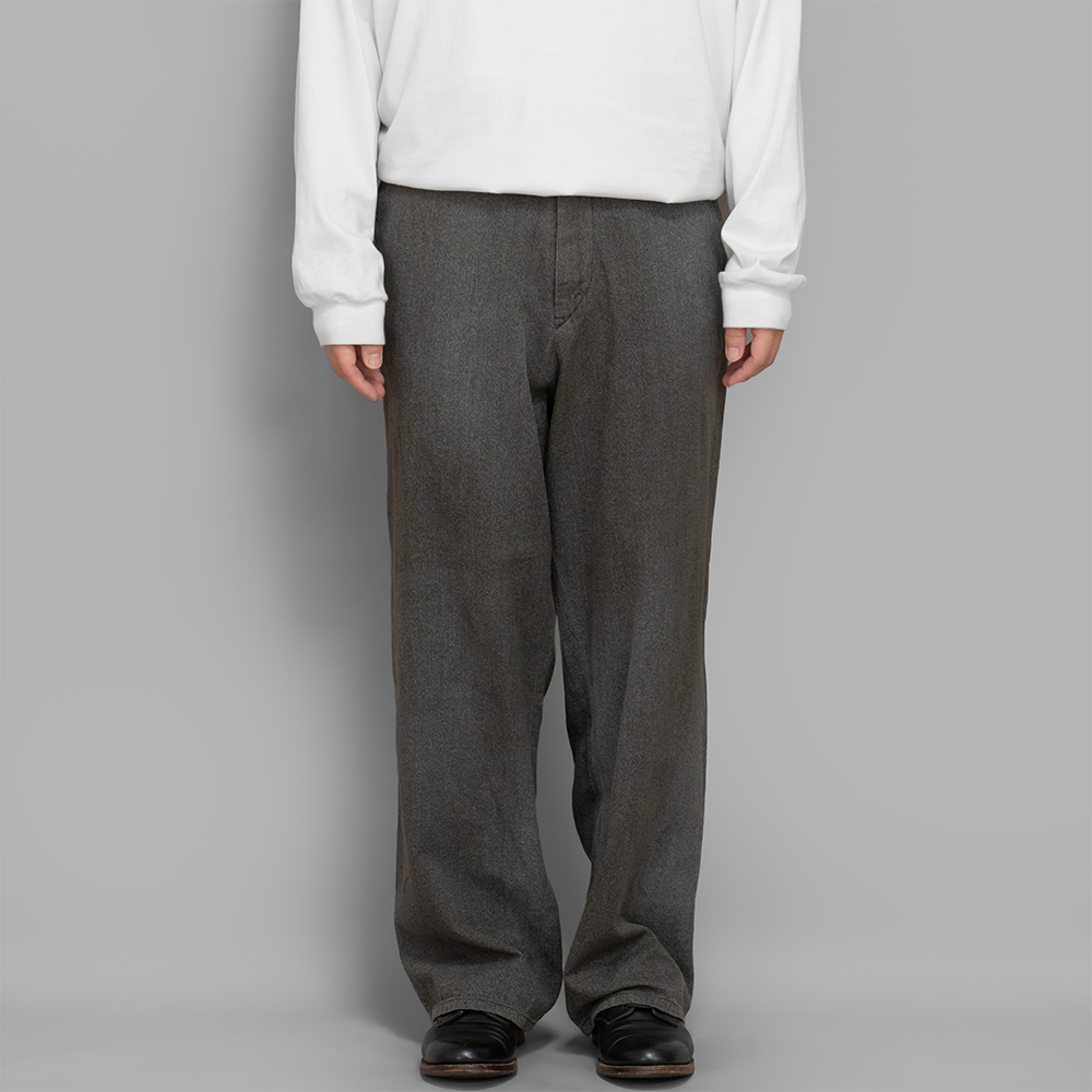 A.PRESSE / Vintage Black Chambray Work Pants