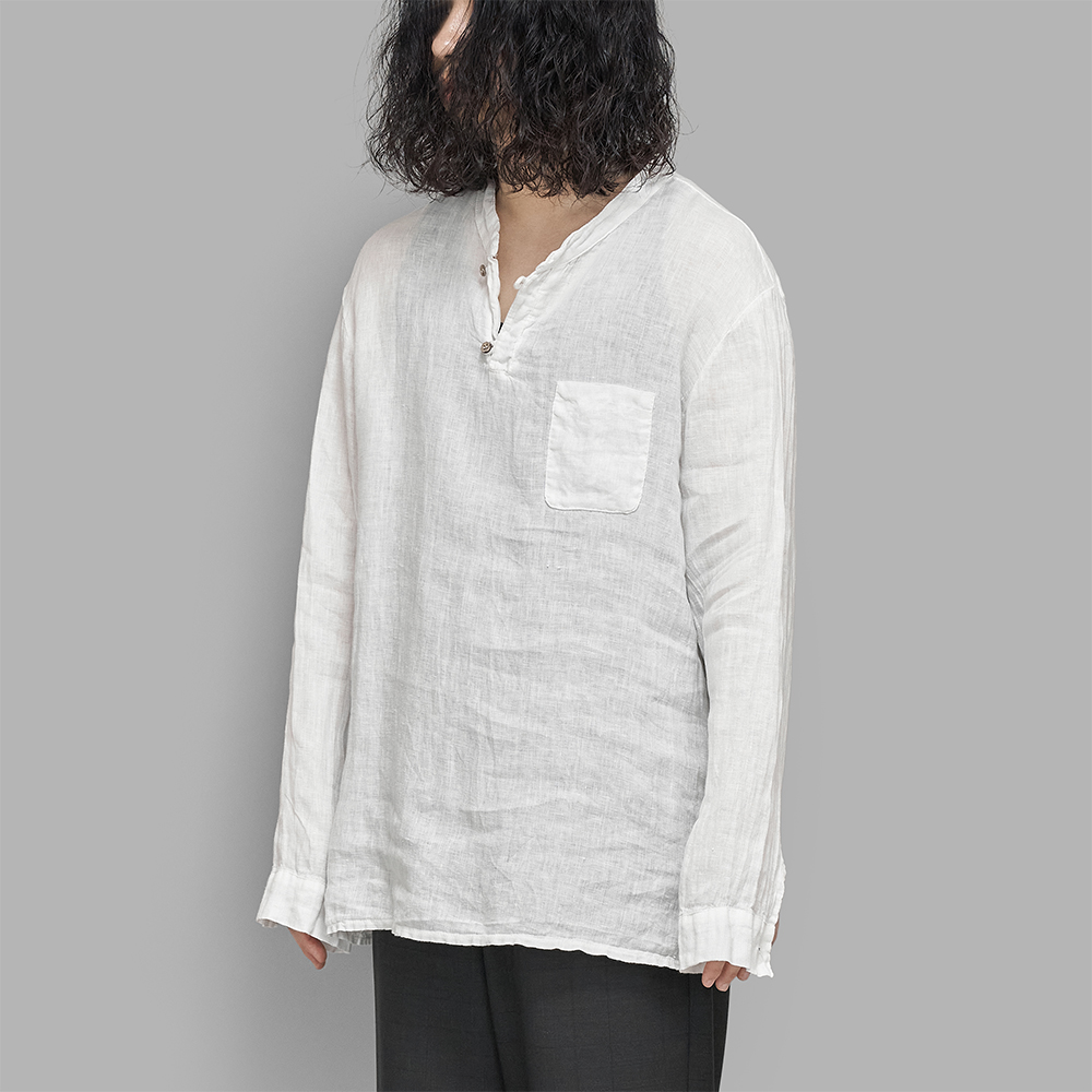 USED / Linen Pull Over Shirt