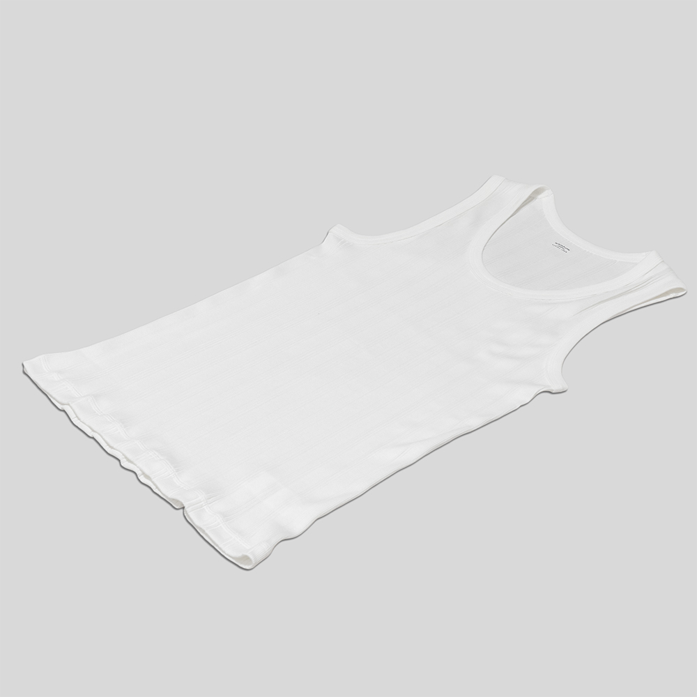 MAATEE&SONS / Rib Tank Suvin (White)