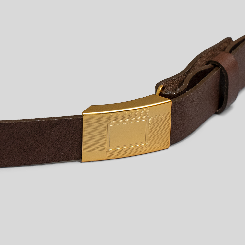 T.T / Hickok Belt (Mud Dyed Brown) | twelve