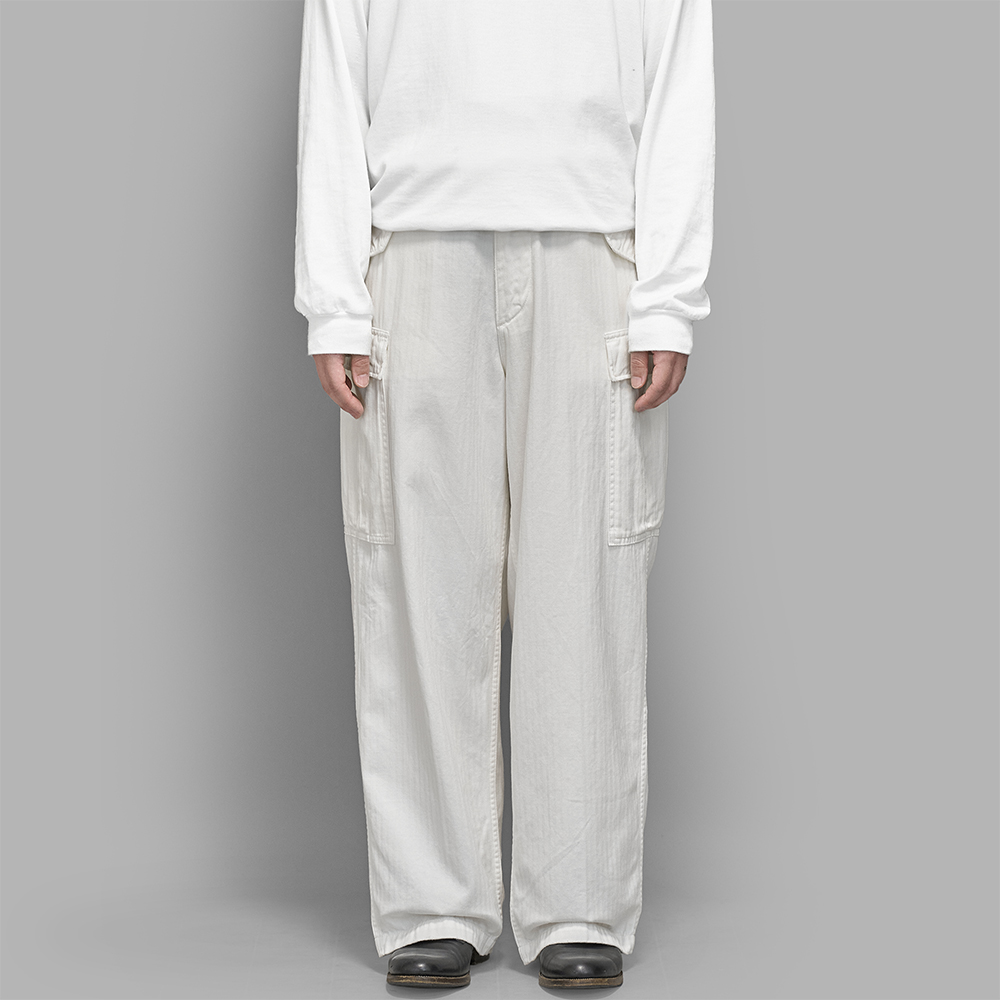 A.PRESSE / Vintage US Army M-51 Field Pants (White)