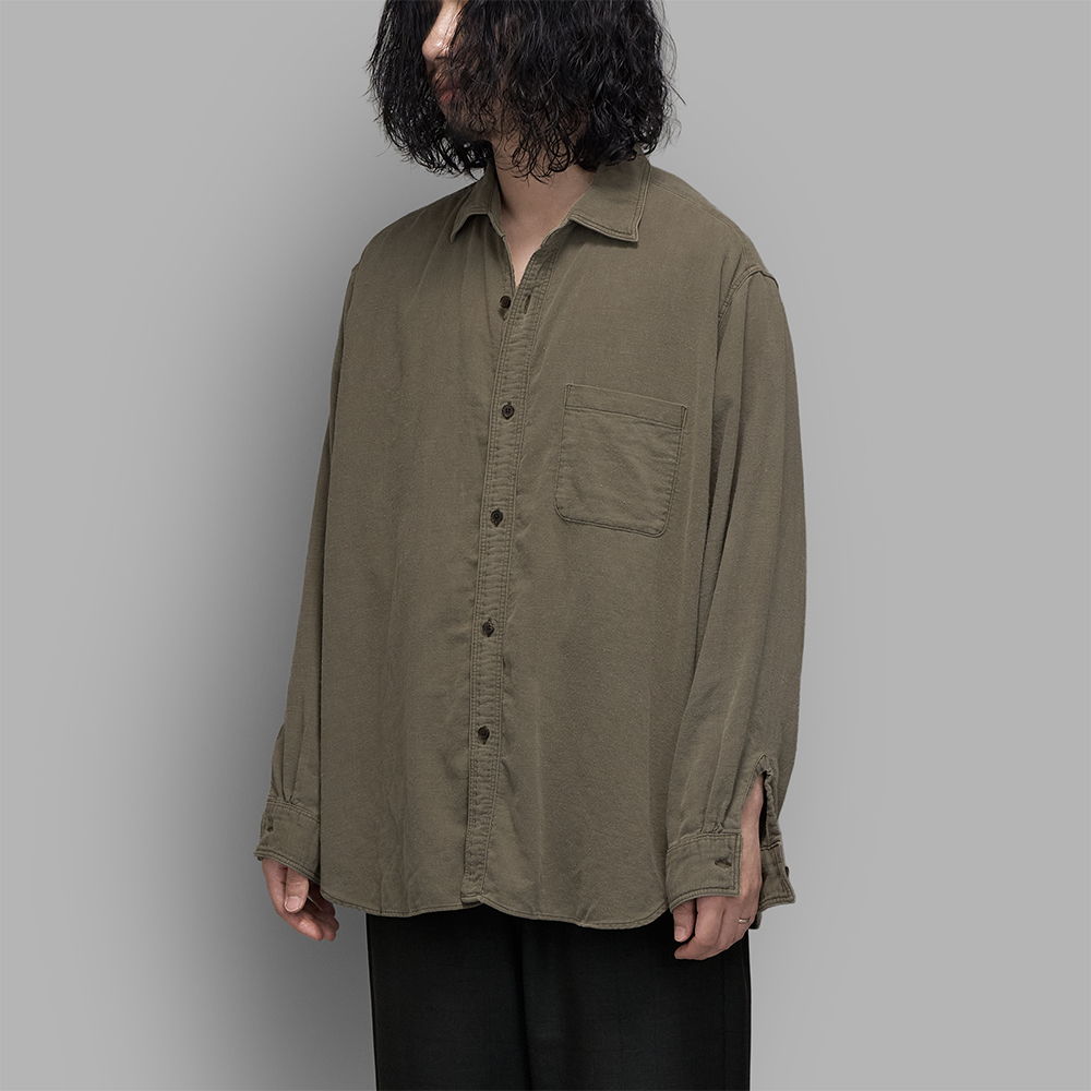 A.PRESSE / Vintage Cotton Moleskin Shirts