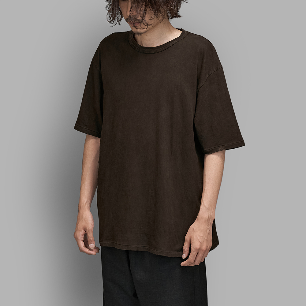 T.T / Tee Shirt (Mud Dyed Brown)