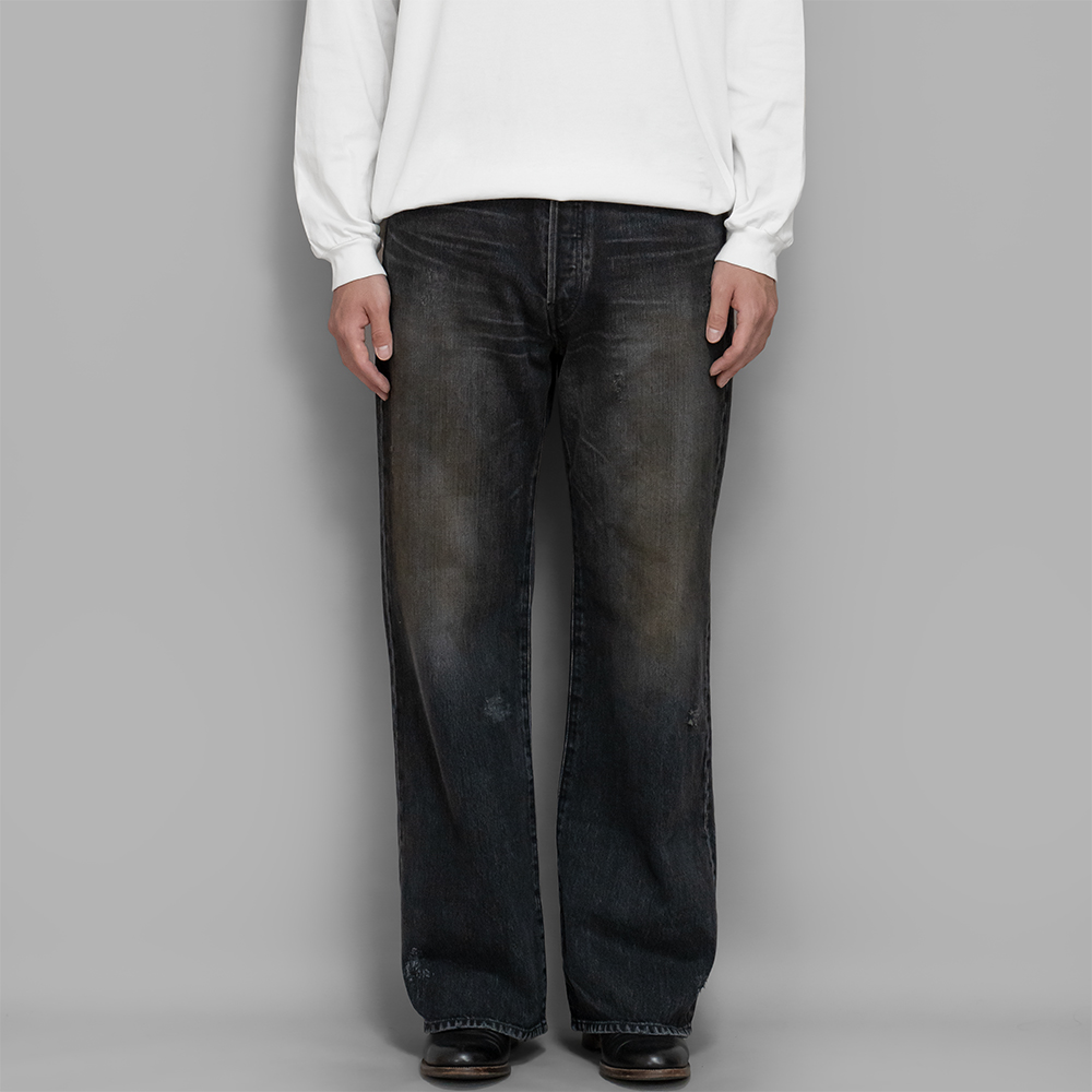 ssstein / Flare Denim Jeans (Black)