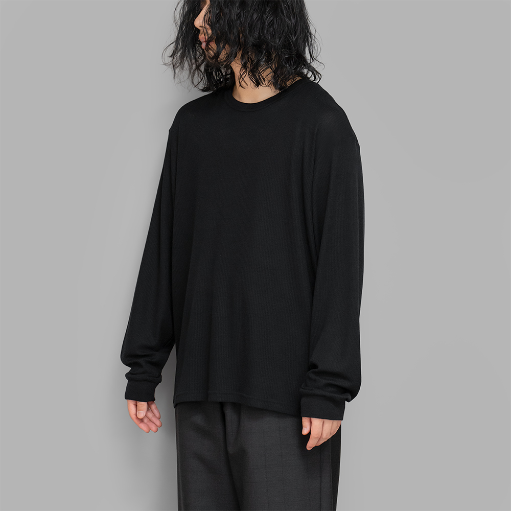 ssstein / Fine Wool Oversized Long Sleeve Tee