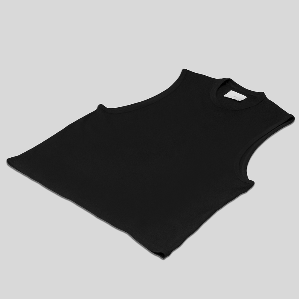 ssstein / Fine Wool Oversized No Sleeve Tee