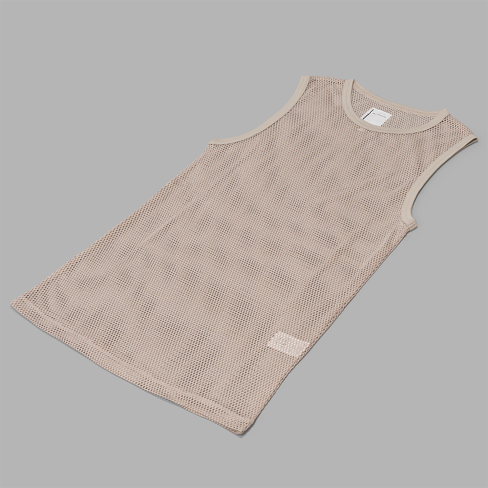 BLACKBIRD / Mesh Tank Top (Beige)