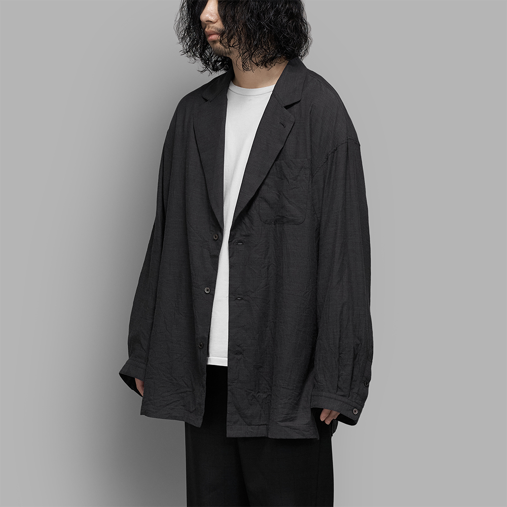 ANSNAM / ビッグパジャケット (Charcoal)